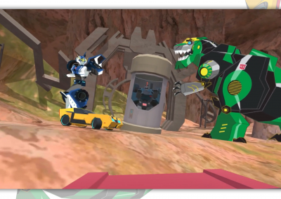 course transformers en réalité virtuelle