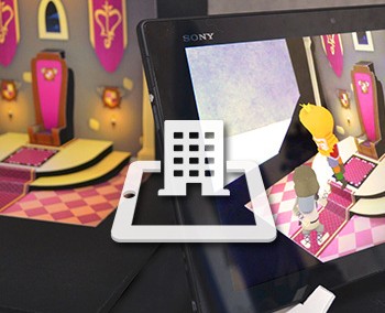 Réalité augmentée dans une page de livre en Pop-Up