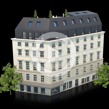 Bâtiment en hologramme – 6ème Sens Immobilier