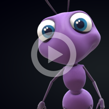 Hélice holographique d’un personnage animé – Alfortville