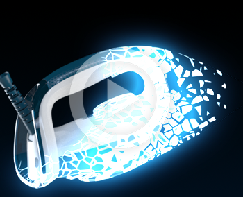 Présentation dans un hologramme vitrine – SEB