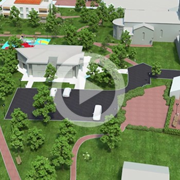 Environnement 3D pour un projet immobilier – Mairie Dommartin